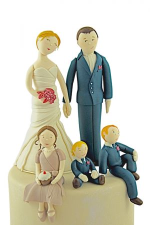 Figurine mariage famille