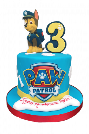 Paw Patrol Chase taart
