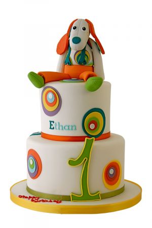 Ebulobo baby birthday cake
