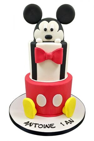 Mickey Mouse verjaardagstaart