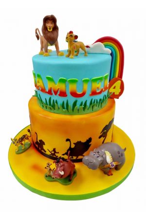 The Lion Guard themed birthday cake