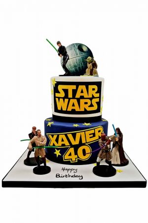 Star Wars Jedi birthday cake