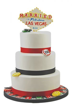 Gâteau de mariage Las Vegas