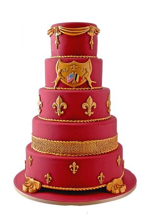 Medieval wedding cake