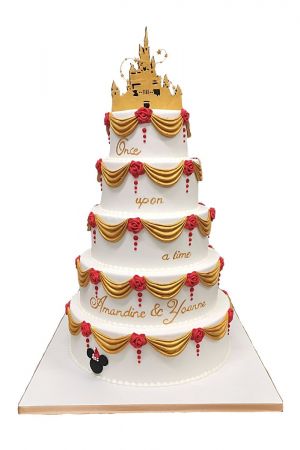 Cinderella wedding cake