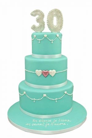 Tiffany & Co birthday cake