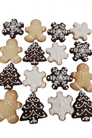 Box of 12 Christmas cookies