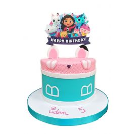 🍓💜 Layer Cake thème Gabby et la maison magique goût Fraise 💜🍓 Com