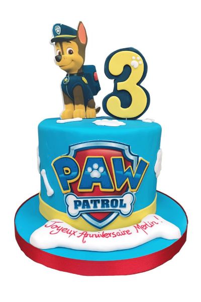 Gâteau Pat Patrouille Chase
